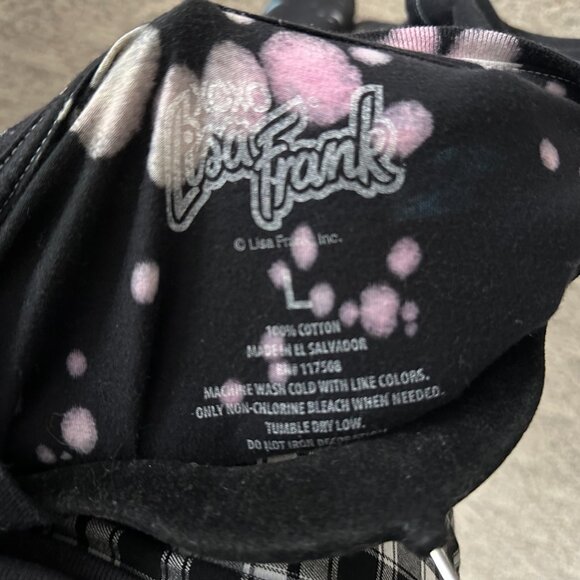 Lisa Frank Hot Topic Unicorn Paint Splatter Girls T-Shirt Large - Picture 4 of 5